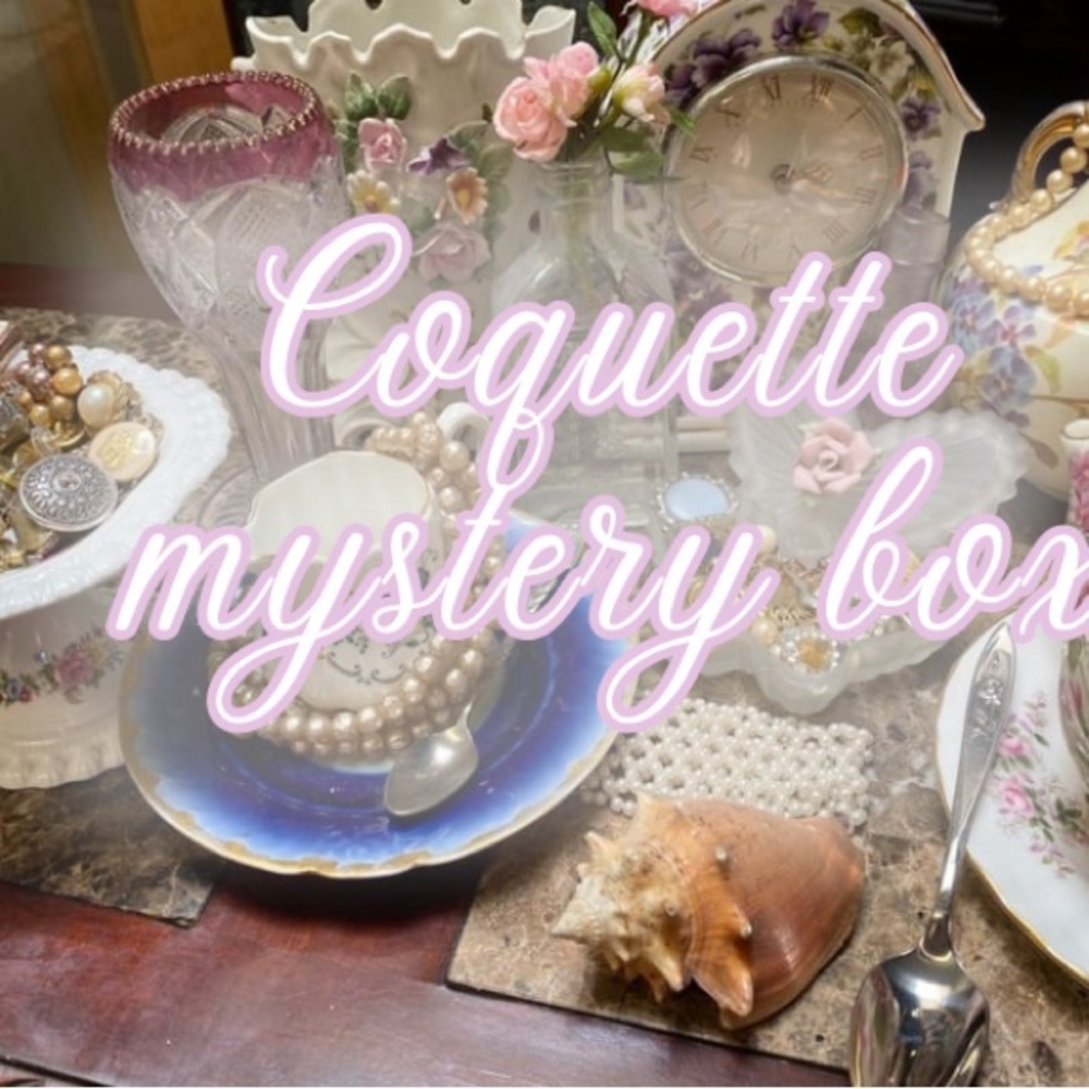 Coquette Mystery Box with Vintage Decor